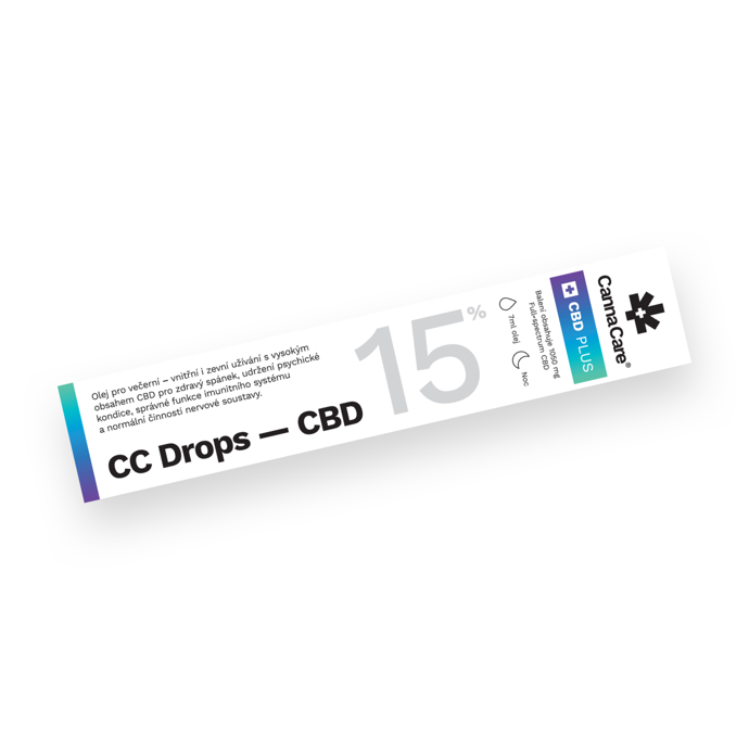 Kapky CC Drops, CannaCare, Cena 1590 Kč
