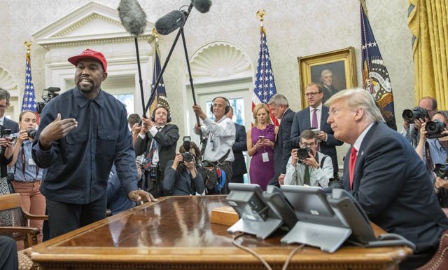 Kanye West & Trump v Bílém domě
