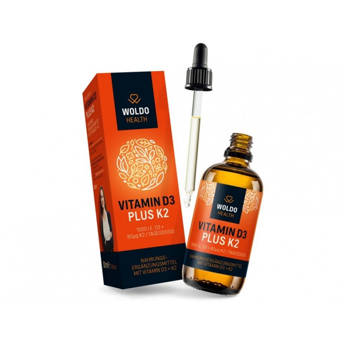  Vitamin D3 + K2, WoldoHealth, 990 Kč (prodává Puravia)
