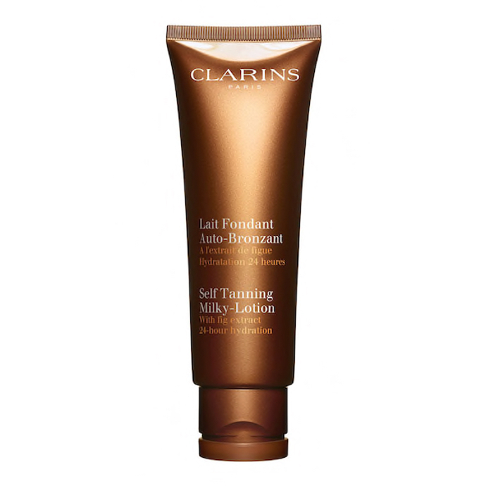  

Samoopalovací hydratační mléko na obličej i tělo, Self Tanning Milky Lotion, Clarins, 780 Kč
