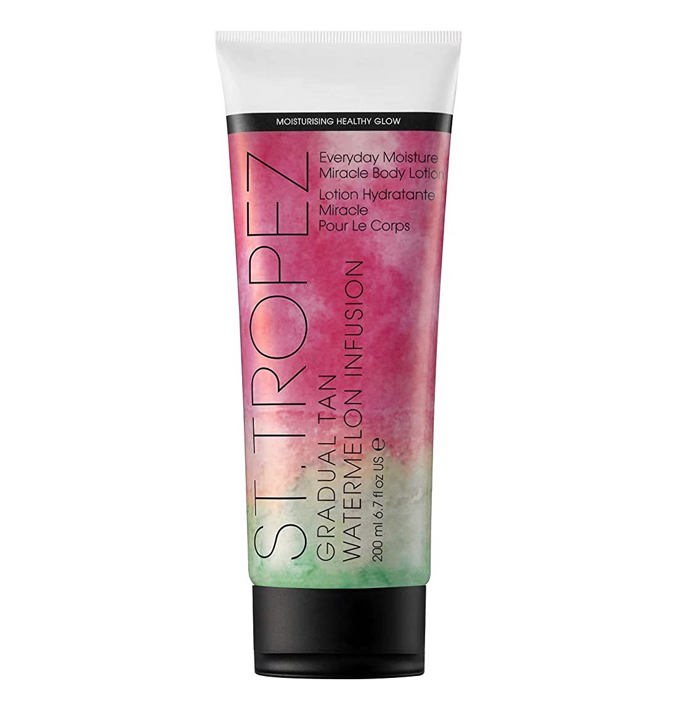  

Samoopalovací mléko s vůní melounu, Gradual Tan Watermelon Lotion Bronzante, St. Tropez, 620 Kč
