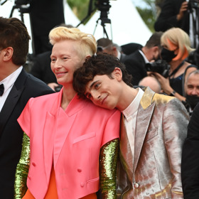 Timothée Chalamet a Tilda Swinton
Timothée Chalamet a Tilda Swinton