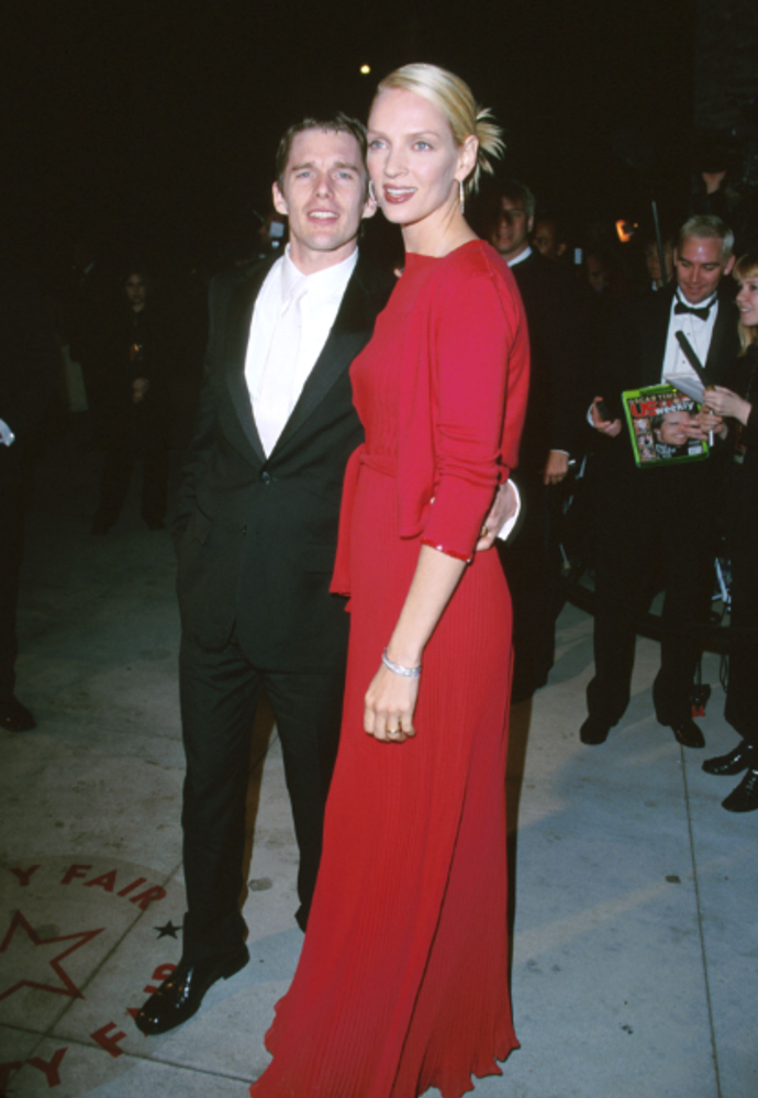  

Ethan Hawke a Uma Thurman 1998 – 2004

Pár se od sebe oddělil v roce 2003 kvůli Hawkově nevěře a následující rok požádal o rozvod.
