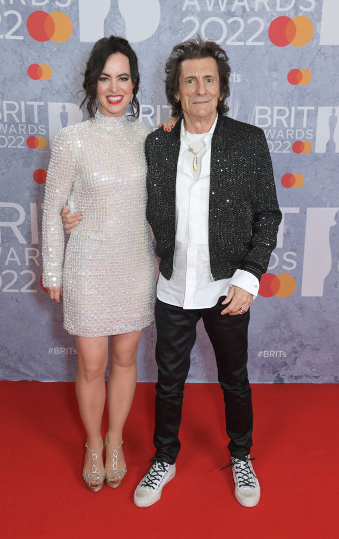 

Ronnie Wood s manželkou Sally 
