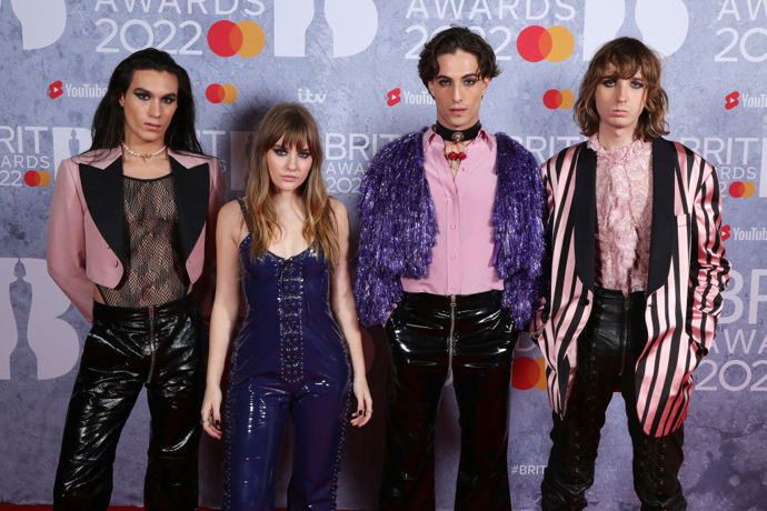  

Kapela Maneskin, (zleva) Ethan Torchio, Victoria De Angelis, Damiano David a Thomas Raggi
