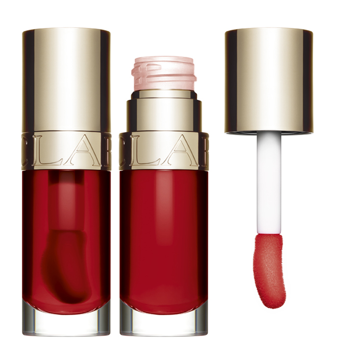  

Intenzivní pečující olej na rty, odstín Strawberry, Lip Comfort Oil, Clarins, 650 Kč
