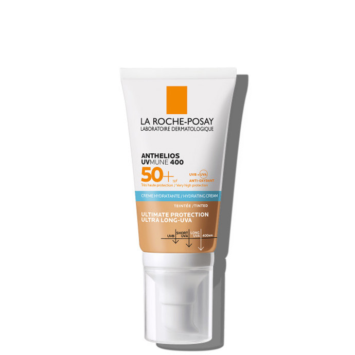 La Roche-posay Anthelios hydratační tónovaný krém SPF 50+, 489 Kč, pořídíte na e-shopu Chytrá lékárna
