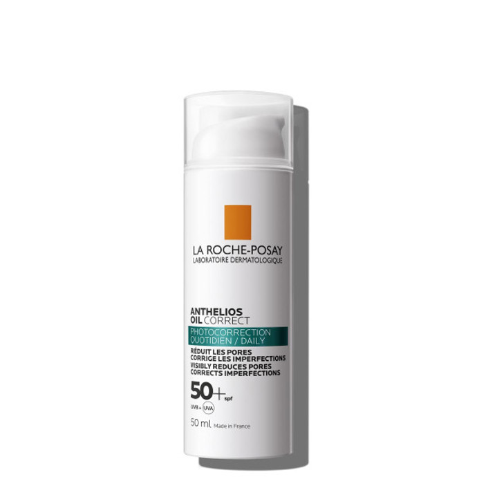 Fotokorekční denní gelový krém La Roche-posay Anthelios Oil Correct Spf50+, 519 Kč, k zakoupení na e-shopu Chytrá lékárna
