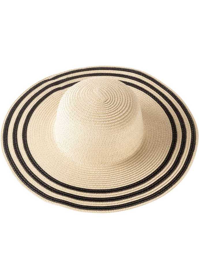Bonprix collection Letní sluneční klobouk s proužky, 399 Kč, k dispozici na www.bonprix.cz
