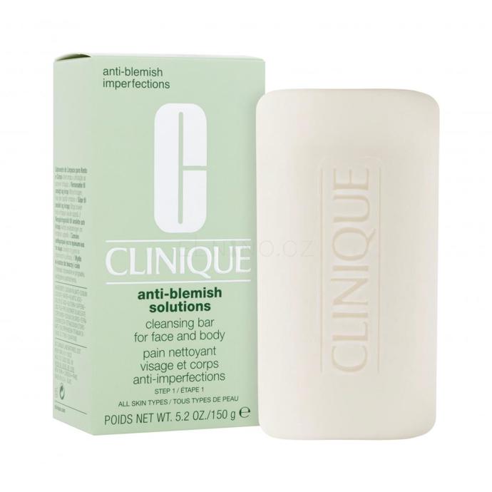 Clinique Anti Blemish Solutions Cleansing Bar pro čištění aknózní pleti na obličeji i na těle, 422 Kč, seženete na www.parfemy-elnino.cz
