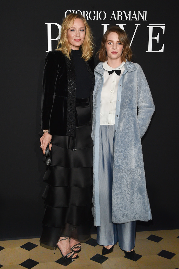 Uma Thurman a Maya Hawke
