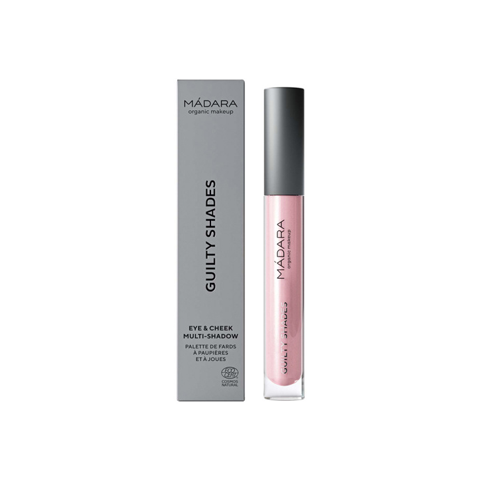 MÁDARA Multifunkční tekutý rozjasňovač Guilty Shades v odstínu Seduction je 100% veganský certifikovaný produkt, 579 Kč, koupíte na www.vemzu.cz
