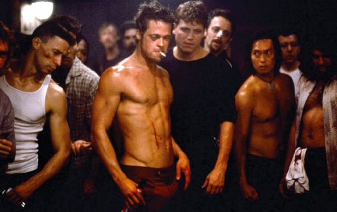  

Pitt ve filmu Klub rváčů z roku 1999
