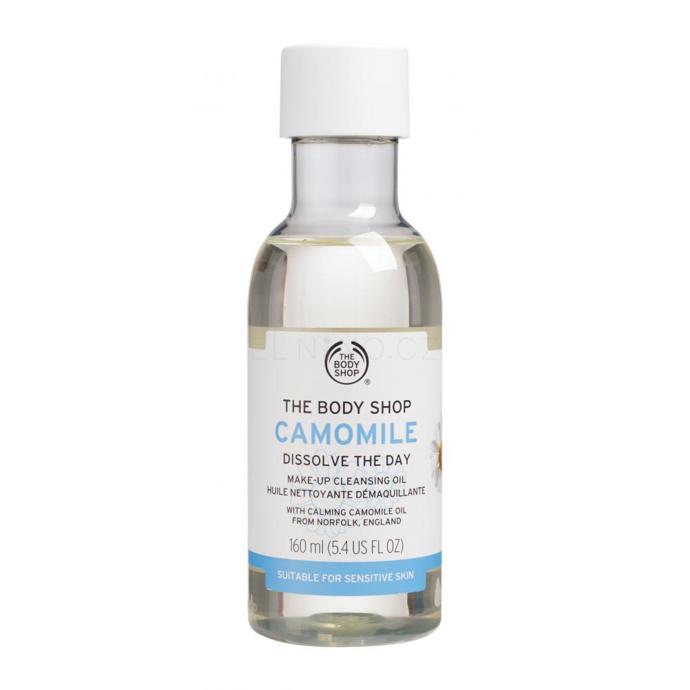 The Body Shop Camomile Dissolve The Day Odličovací olej s 95% obsahem složek přírodního původu, 273 Kč, kupte na www.parfemy-elnino.cz
