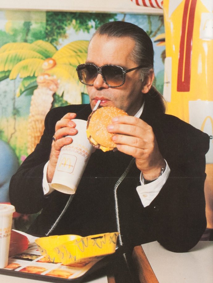  

Karl Lagerfeld v McDonald's. 
