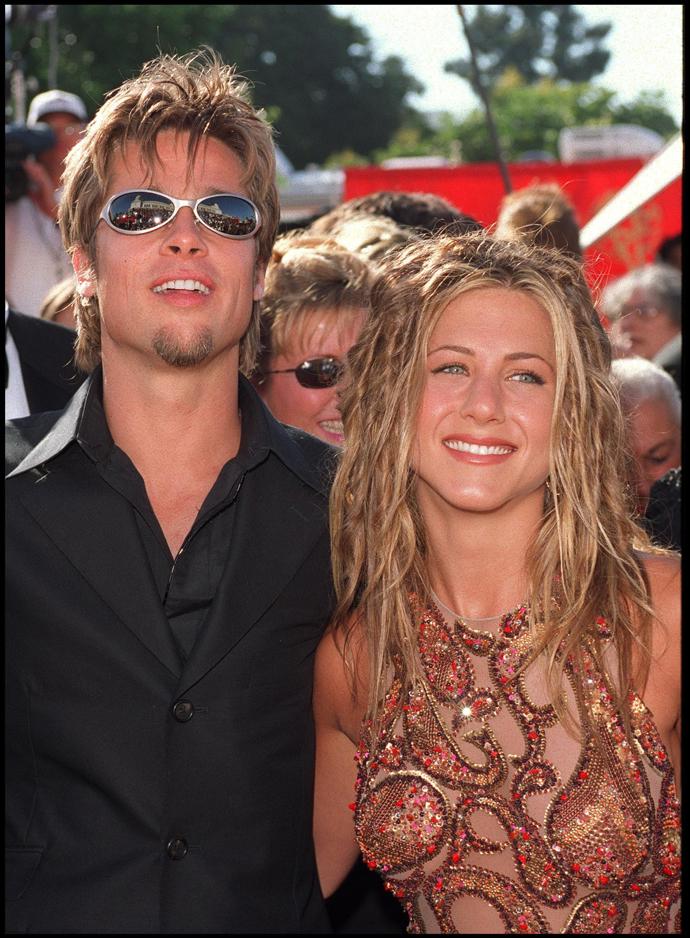  

Jennifer Aniston a Brad Pitt. 
