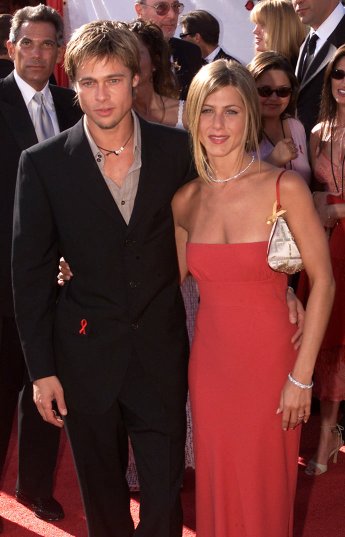  

Jennifer Aniston a Brad Pitt. 
