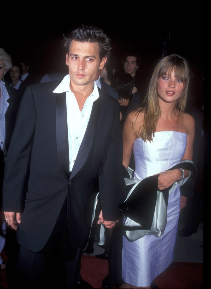  

Kate Moss a Johnny Depp. 
