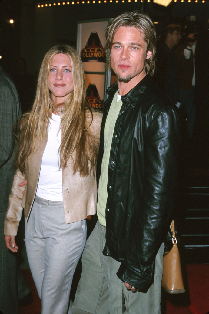  

Jennifer Aniston a Brad Pitt. 
