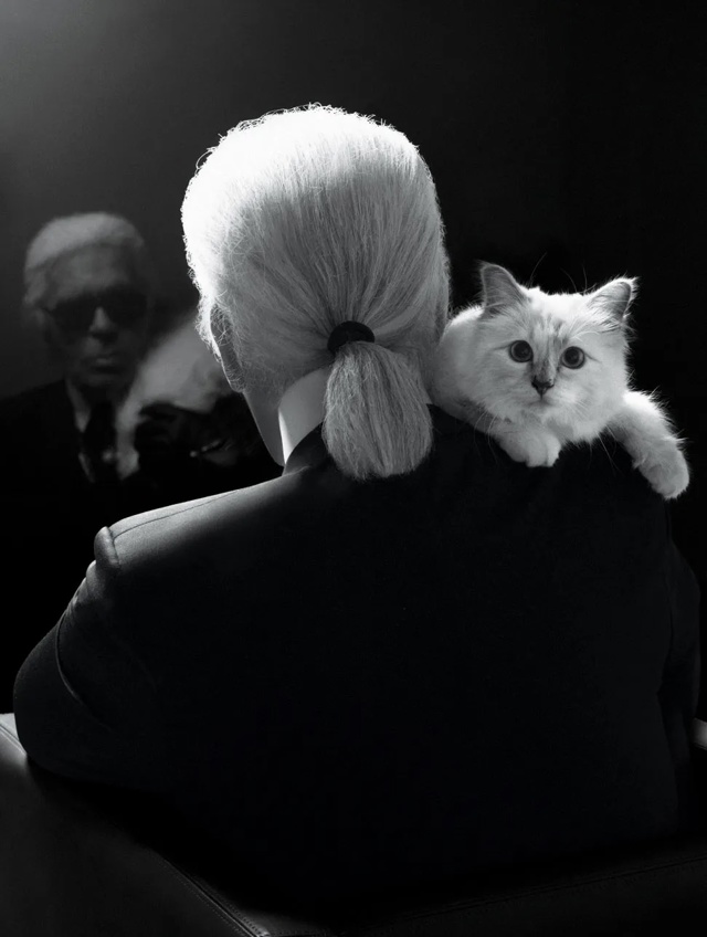 Karl Lagerfeld a Choupette Karl Lagerfeld a Choupette