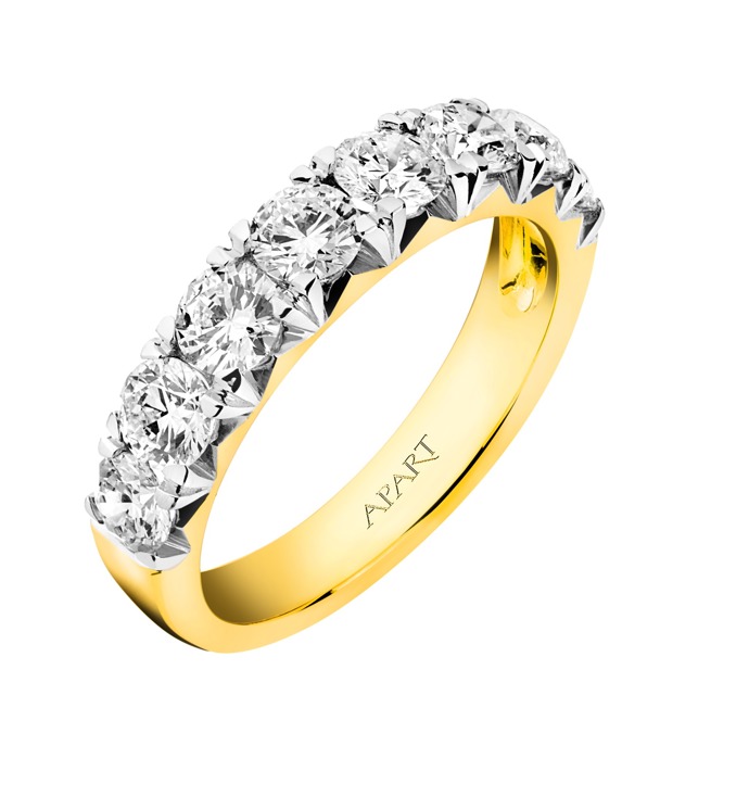 Apart, prsten s diamanty 
