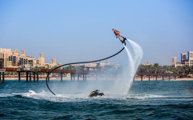 Flyboard v Dubaji