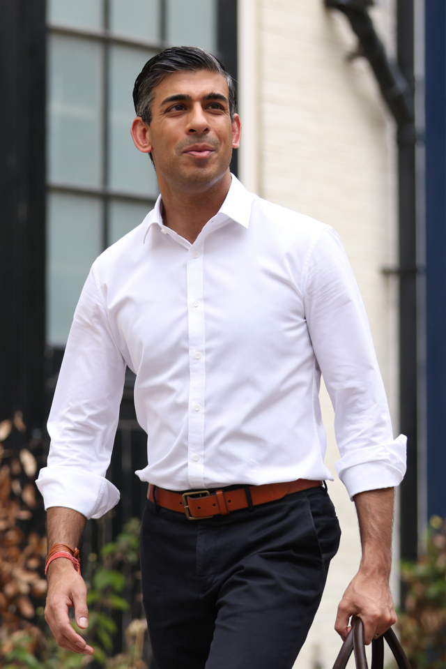  

Britský premiér Rishi Sunak 
