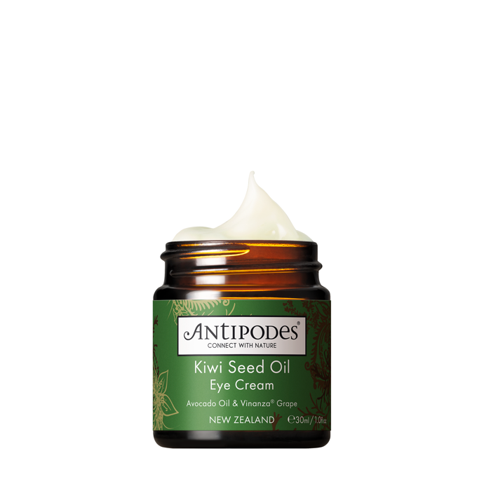 Kiwi Seed Oil Eye Cream. Oční krém proti vráskám, který osvěžuje a podporuje tvorbu kolagenu. 
