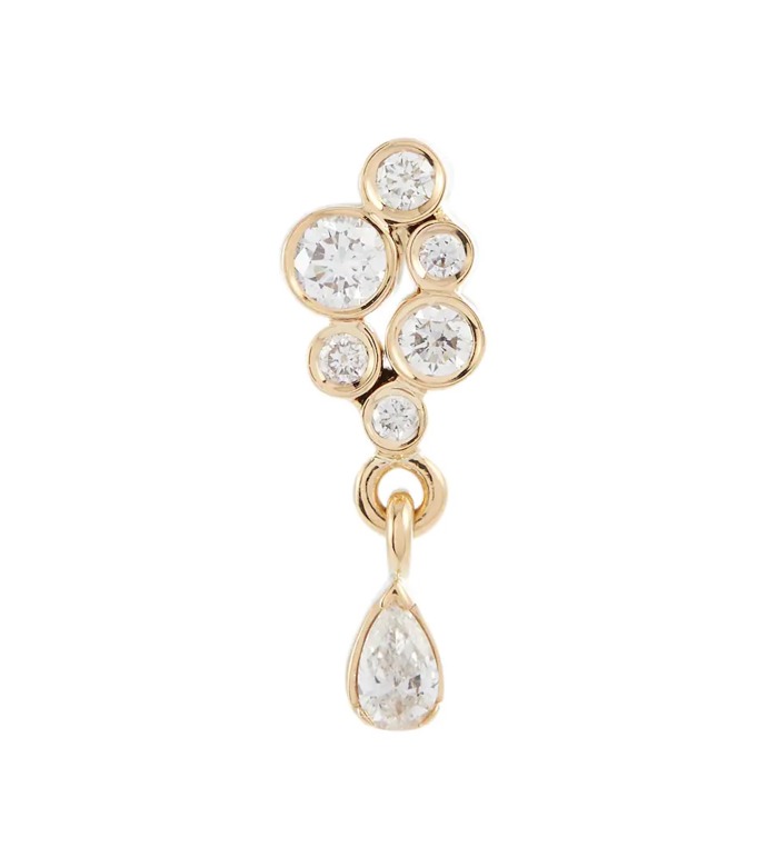 Sophie Bille Brahe, náušnice s diamanty
