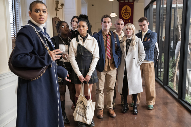  

Hlavní postavy seriálu Gossip Girl 
