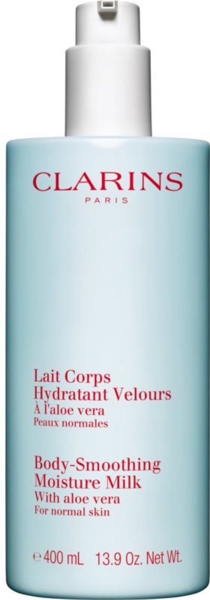  

Vyhlazující hydratační tělové mléko, 655 Kč, Clarins
