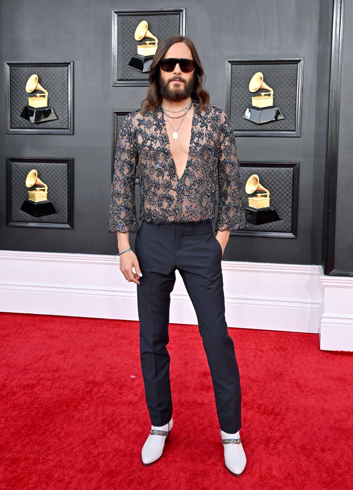 Jared Leto na předávání výročních cen Grammy
