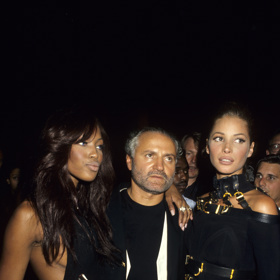 Naomi Campbell, Gianni Versace a Christy Turlington
Naomi Campbell, Gianni Versace a Christy Turlington