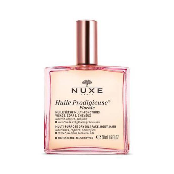  

Multifunkční suchý olej na obličej, tělo a vlasy Huile Prodigieuse Florale, 760 Kč, Nuxe
