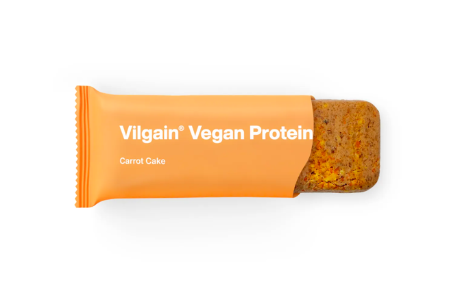 

Vilgain Vegan Protein Bar carrot cake, 49 Kč
