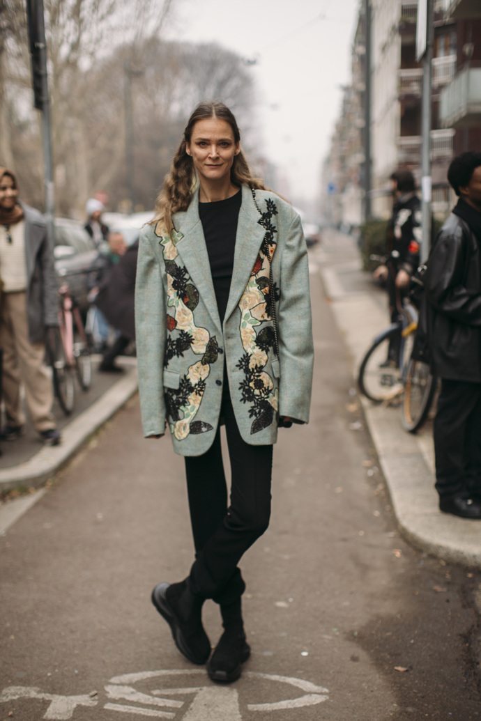 Street style z ulic Milána