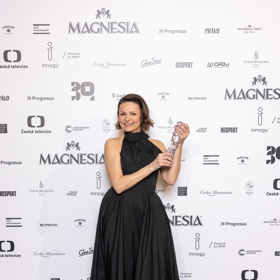  

Klára Melíšková na udílení filmových cen Český lev 2023
