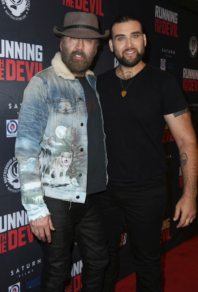 Nicolas Cage a Weston Coppola Cage
Nicolas Cage a Weston Coppola Cage