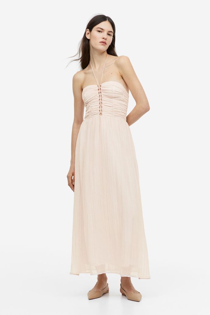  

Dlouhé šaty se šněrováním, 1299 Kč, H&M
