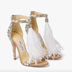 Sandály Viola s pštrosím peřím, 35 200 Kč, Jimmy Choo
Sandály Viola s pštrosím peřím, 35 200 Kč, Jimmy Choo