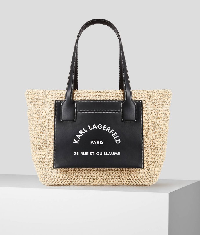  

Plážová taška Rue St-Guillaume Raffia Tote, 4899 Kč, Karl Lagerfeld
