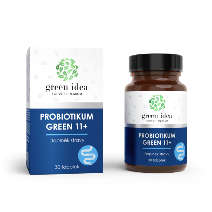Probiotikum PROBIOTIKUM GREEN 11+, stimulující imunitní systém a udržující zdravý trávicí aparát, 298 Kč, Green Idea
