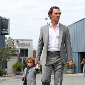 Matthew McConaughey se synem Levim.
Matthew McConaughey se synem Levim.