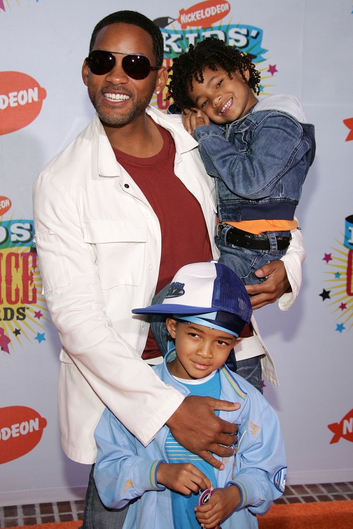  

Will Smith s dětmi. 
