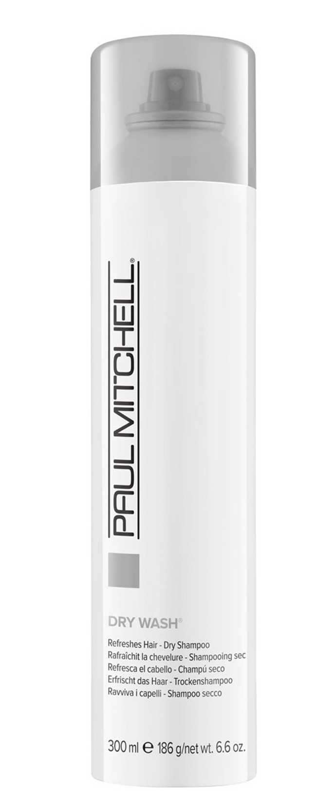 Suchý šampon pro jemné vlasy Paul Mitchell Dry Wash, k dostání v kadeřnických salonech
