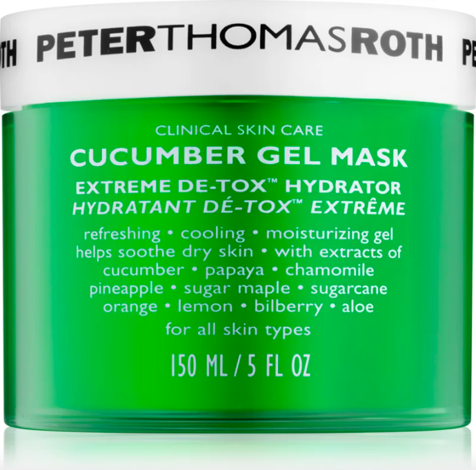  

Pleťová maska Cucumber De-Tox, 1959 Kč, Peter Thomas Roth, prodává Notino
