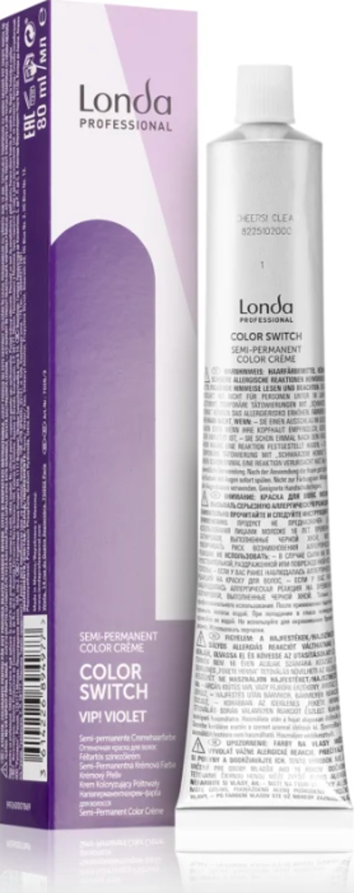  

Semi-permanentní barva na vlasy bez amoniaku Color Switch VIP Violet, 149 Kč, Londa Professional, prodává Notino
