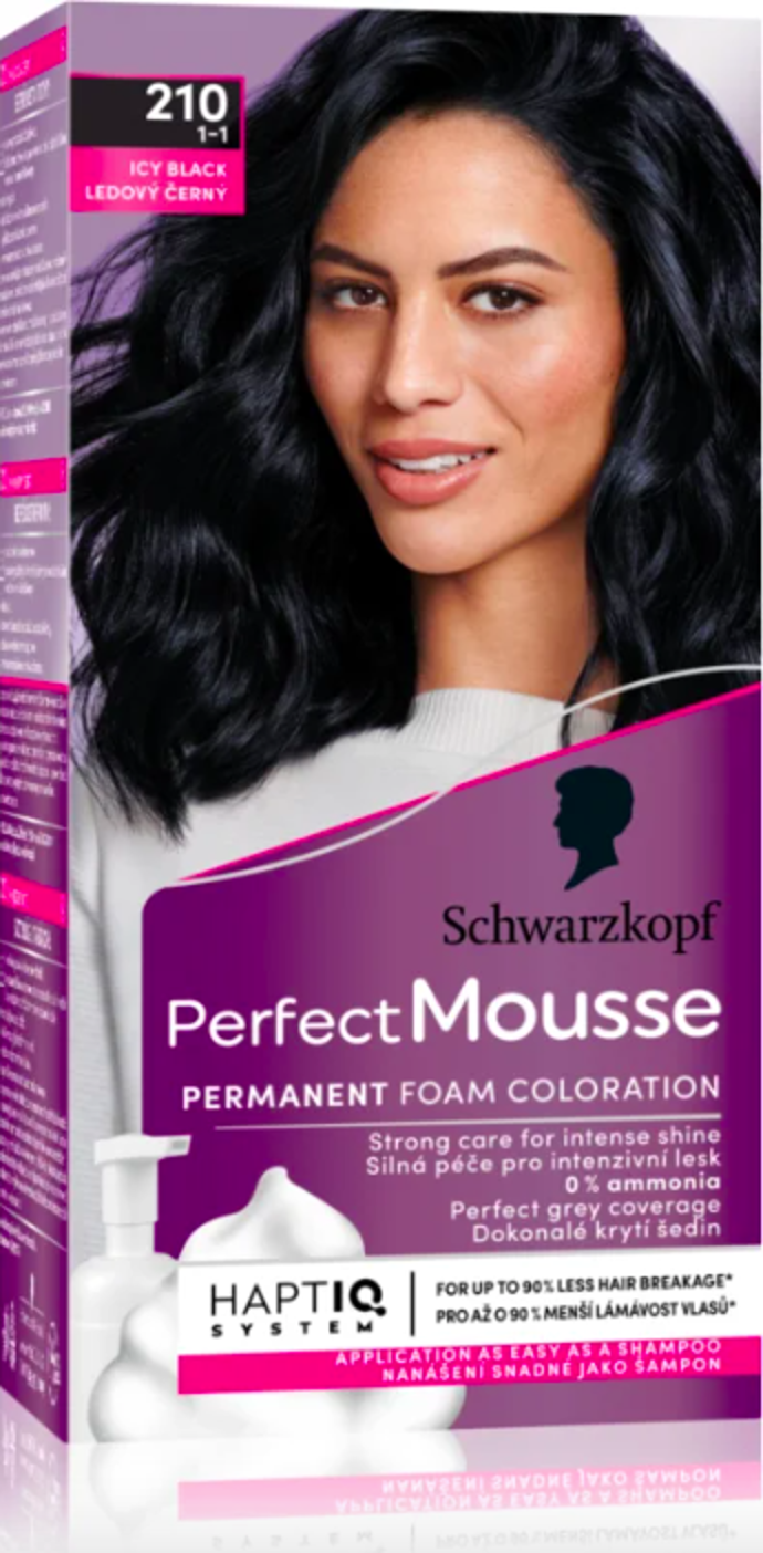  

Barva na vlasy Perfect Mousse Icy Black, 149 Kč, Schwarzkopf
