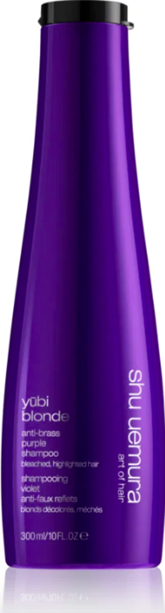 Fialový šampon neutralizující žluté tóny Yūbi Blonde, 1160 Kč, Shu Uemura, prodává Notino
