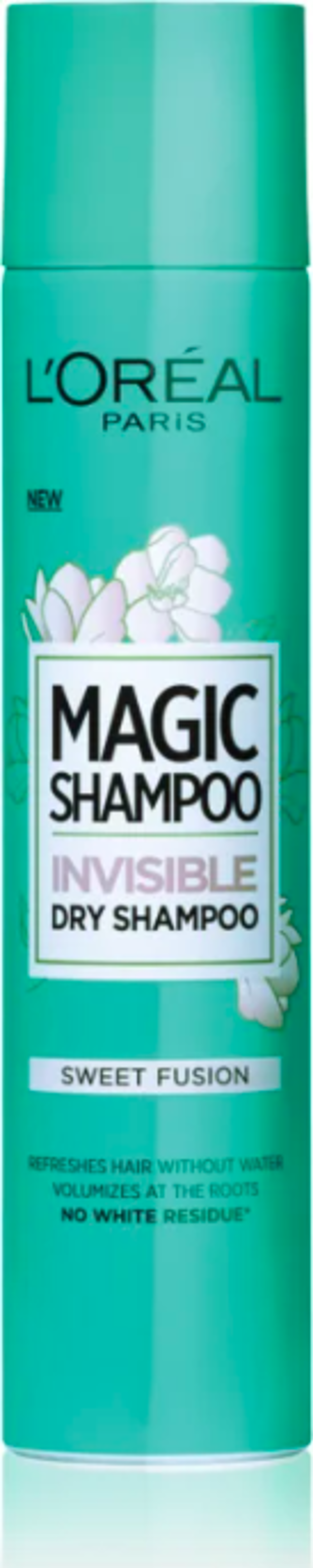  

Suchý šampon Magic shampoo Sweet Fusion, 139 Kč, L’Oréal Paris

